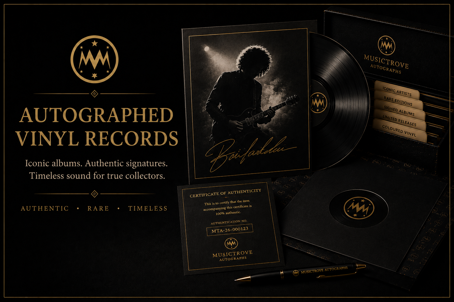 Autographed Vinyl Records
