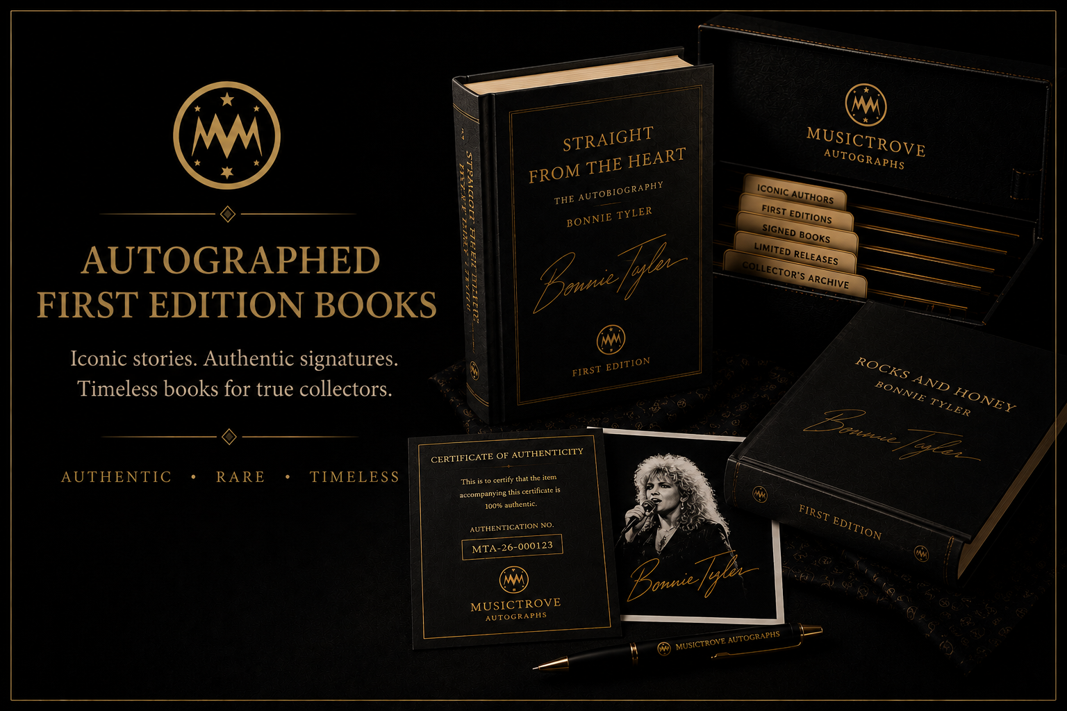 Autographed First Edition Books
