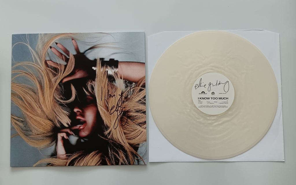 Ellie Goulding – I Know Too Much – Personally Signed Vinyl LP – “I Love You!”