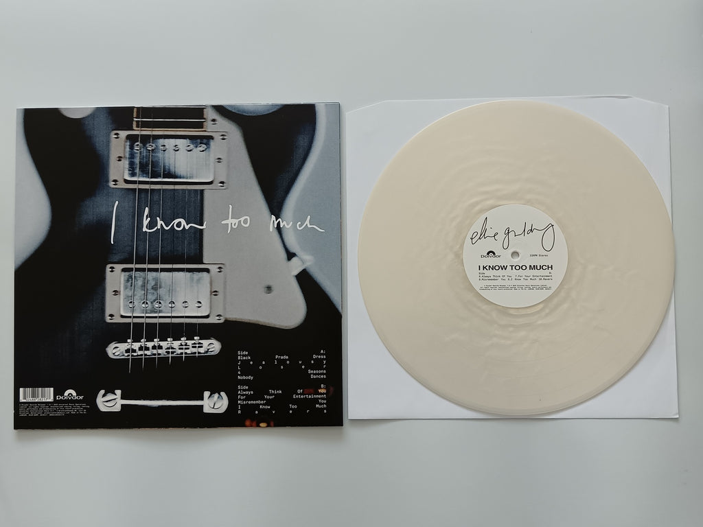 Ellie Goulding – I Know Too Much – Personally Signed Vinyl LP – “I Love You!”