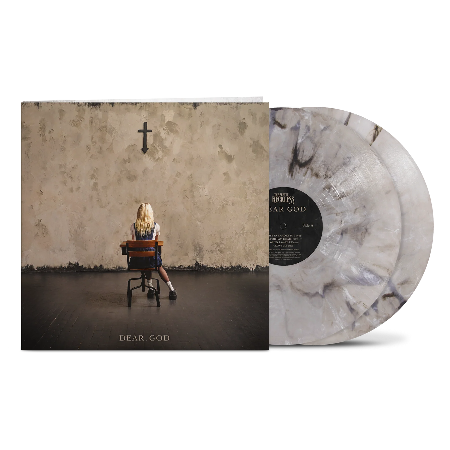 The Pretty Reckless: Dear God — Signed Ghost Vinyl Edition