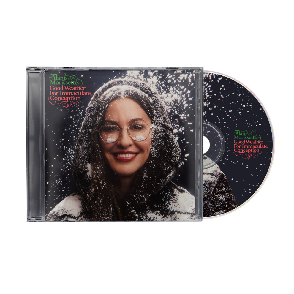 Alanis Morissette Good Weather for Immaculate Conception Signed Holiday Card Exclusive UK Edition CD