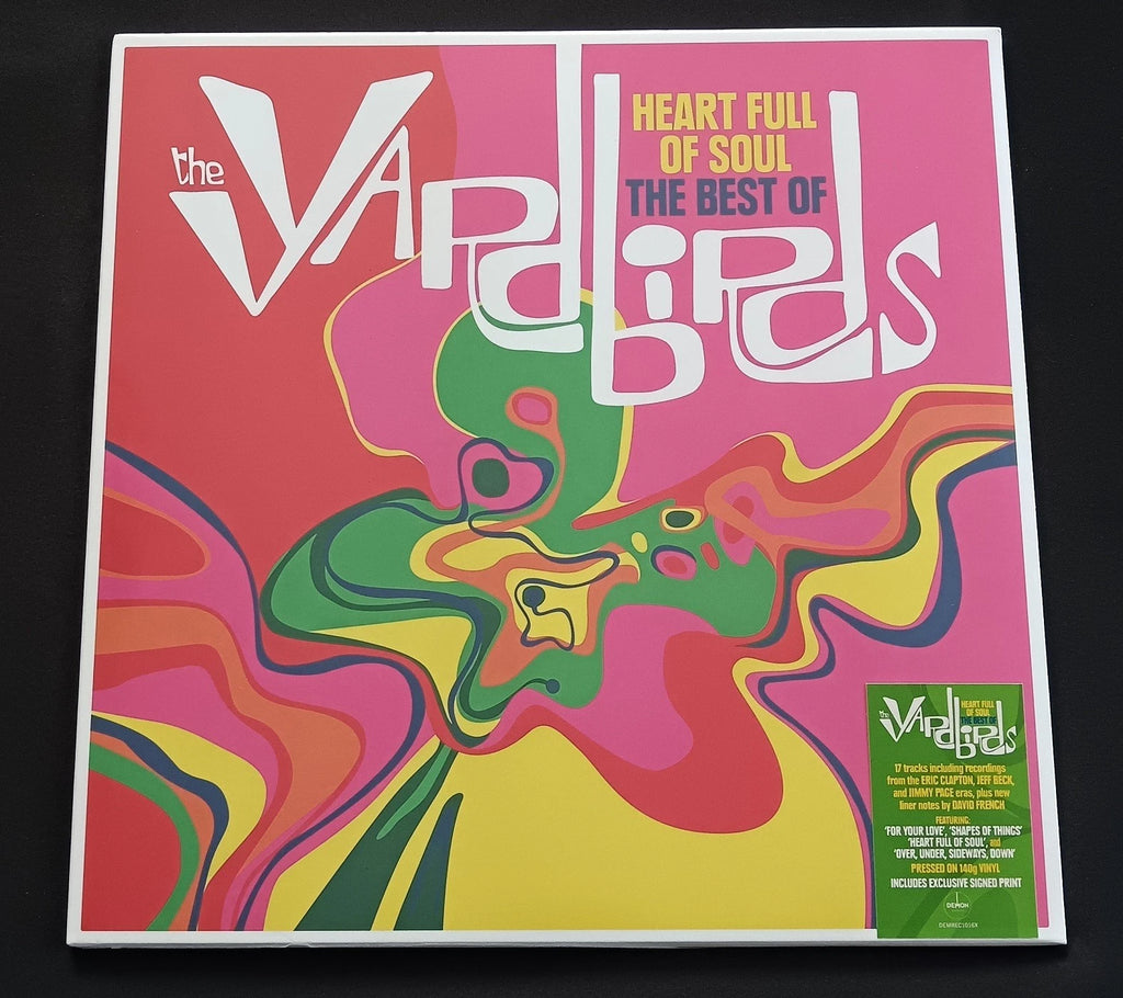 The Yardbirds – Heart Full of Soul: The Best Of – Limited Edition 140g Vinyl LP with Exclusive Hand-Signed Print