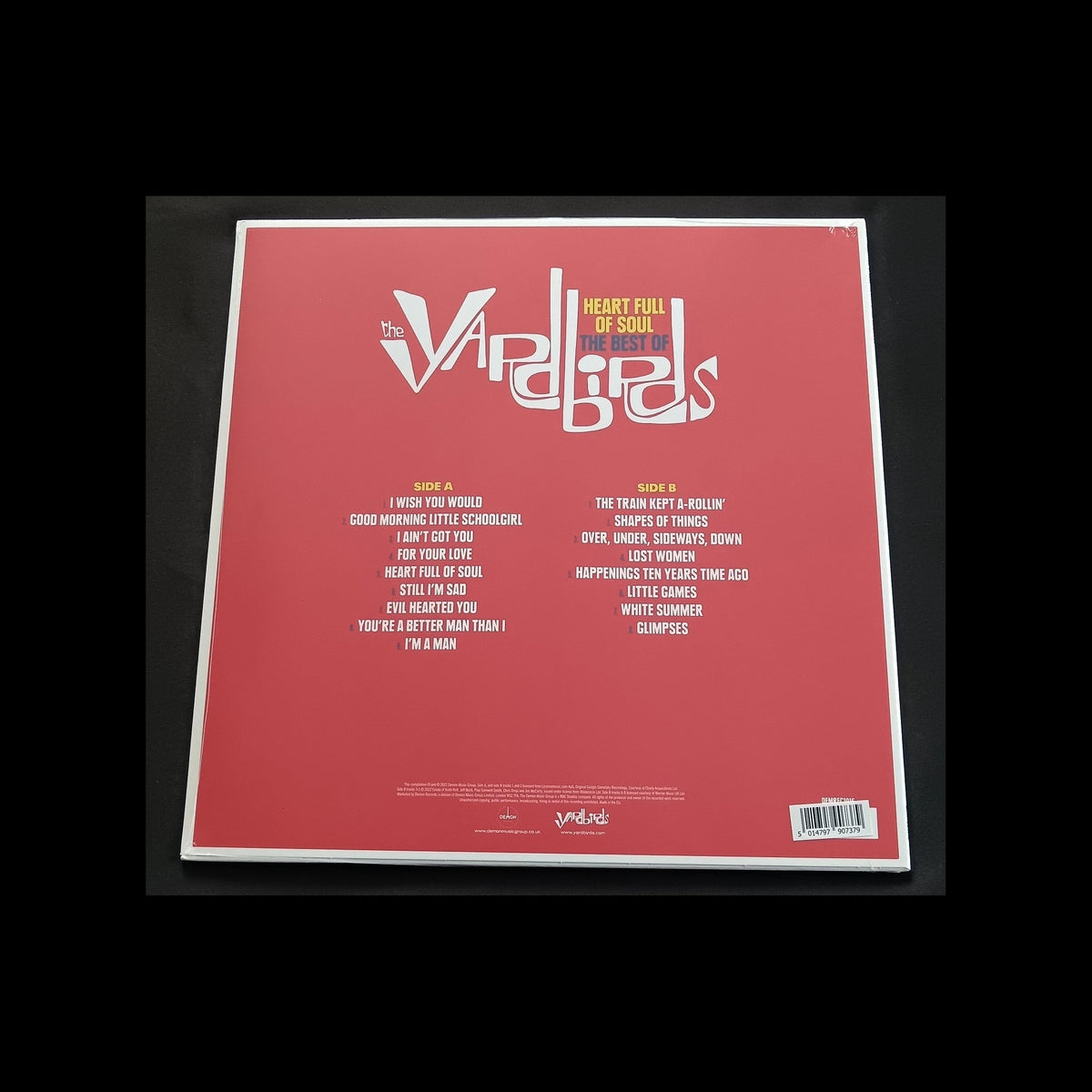 The Yardbirds – Heart Full of Soul: The Best Of – Limited Edition 140g Vinyl LP with Exclusive Hand-Signed Print