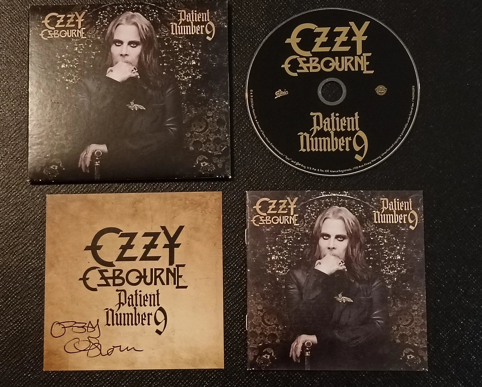 Ozzy Osbourne – Patient Number 9 CD with Hand-Signed Art Card