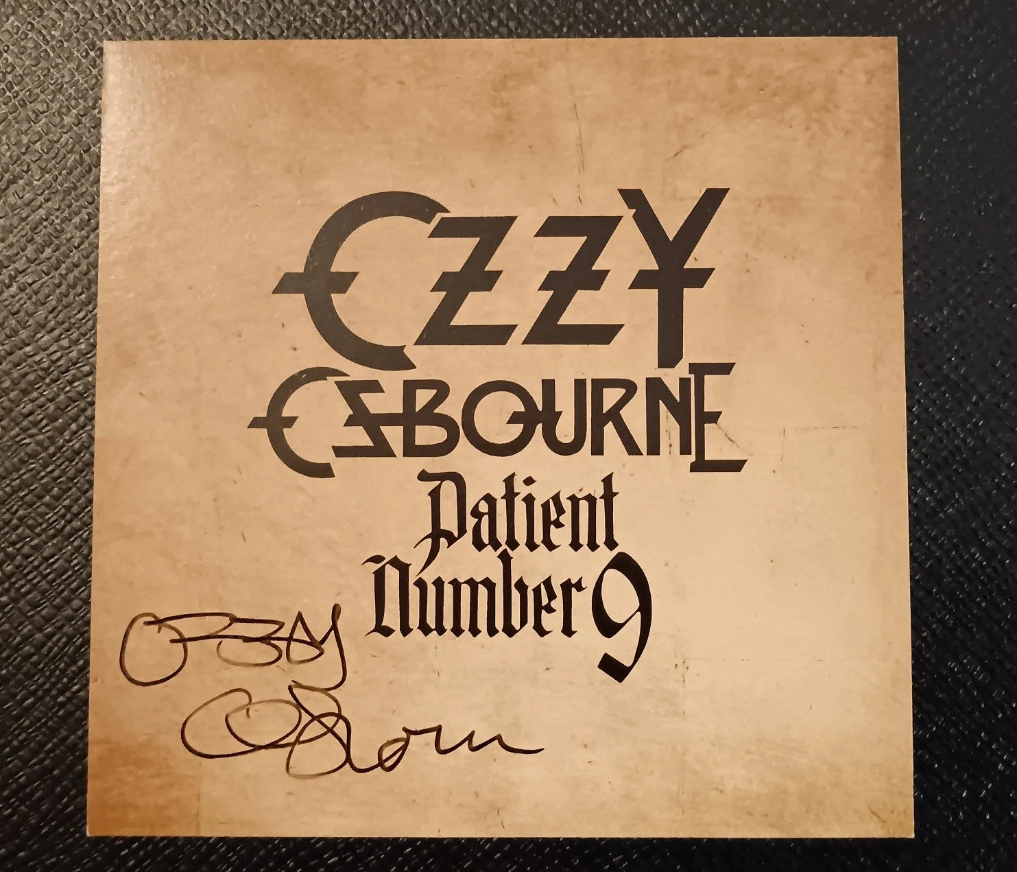 Ozzy Osbourne – Patient Number 9 CD with Hand-Signed Art Card