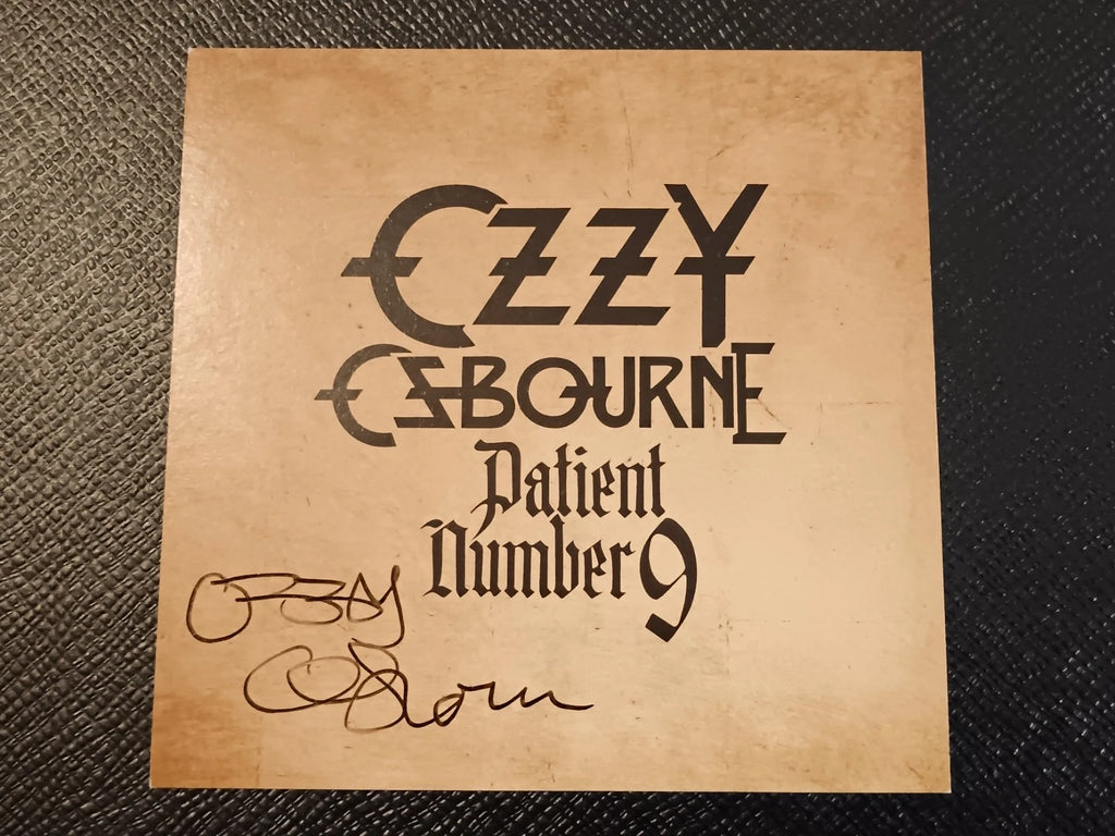 Ozzy Osbourne – Patient Number 9 CD with Hand-Signed Art Card