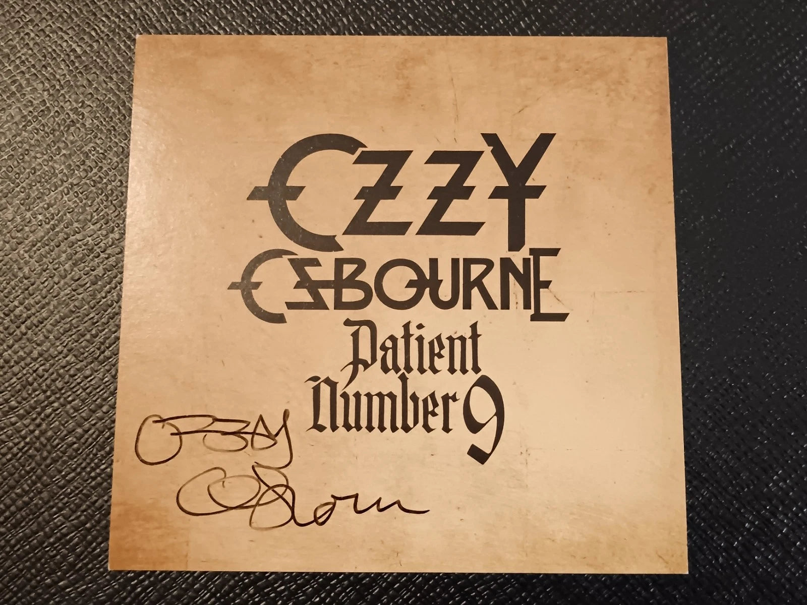 Ozzy Osbourne – Patient Number 9 CD with Hand-Signed Art Card