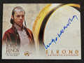Hugo Weaving as Elrond – Official Topps Autograph Card